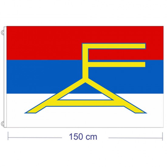 BANDERA FRENTE AMPLIO TEJIDA 150-90