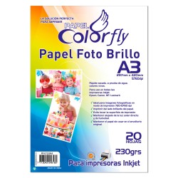 Papel Foto Cf A3 Glossy 230Gr 20 H Papel Foto Cf A3 Glossy 230Gr 20 H