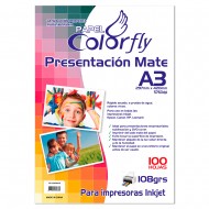 Papel Coteado Mate Presentacion A3 100 Hojas