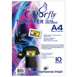 Papel Transfer Cf Tela Oscura A410 Hojas