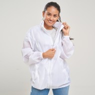 Campera Impermeable Blanco