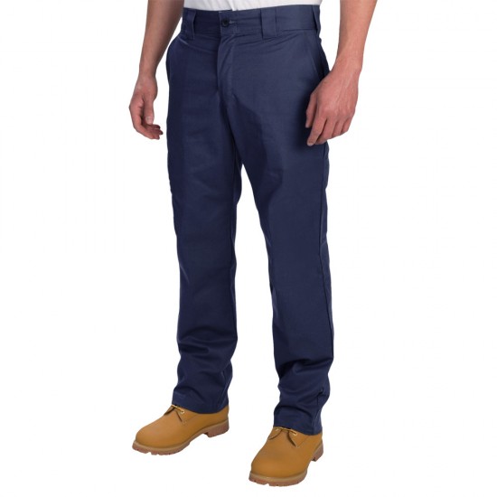 Pantalon Basico De Trabajo Azul