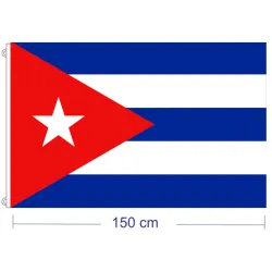 Bandera Cuba Poliester 150-90