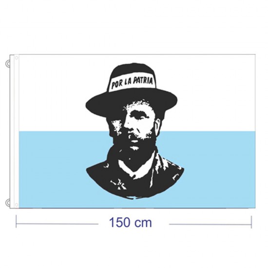 Bandera Por La Patria Poliester 150x90 cm Bandera Por La Patria Poliester 150x90 cm