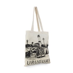 Bolso Algodon Line Art 05 38x42cm Colonia