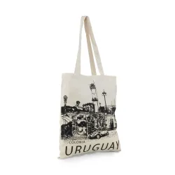 Bolso Algodon Line Art 05 38x42cm Colonia