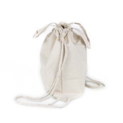 Bolso Mochila Algodon 40x37cm