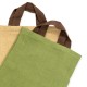 Bolso Yute Beige Asa Marrón