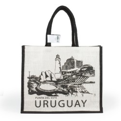 Bolso Yute Line Art 171 Punta del Este Bolso Yute Line Art 171 Punta del Este