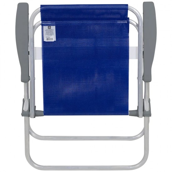 Silla Alta Bel Aluminio Lazy Azul Marino