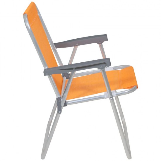 Silla Alta Bel Aluminio Lazy Naranja