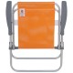 Silla Alta Bel Aluminio Lazy Naranja