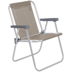 Silla Alta Bel Aluminio Lazy Beige