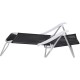 Silla Reclinable Bel Aluminio 6 Pos. Negro