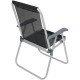 Silla Alta Bel Aluminio Comfort Negro