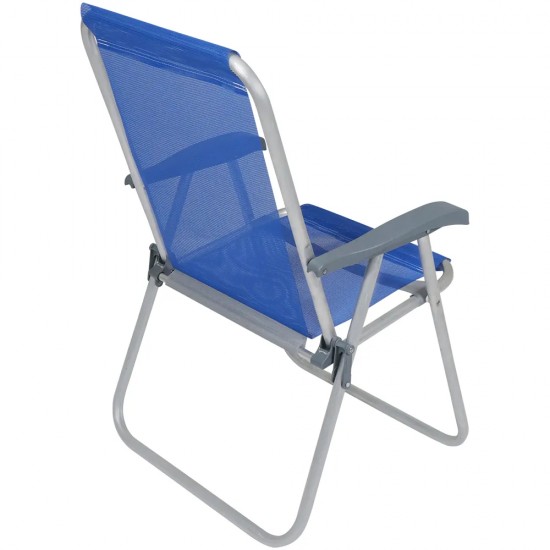 Silla Alta Bel Aluminio Comfort Azul Francia