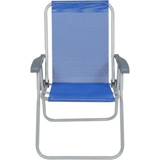 Silla Alta Bel Aluminio Comfort Azul Francia