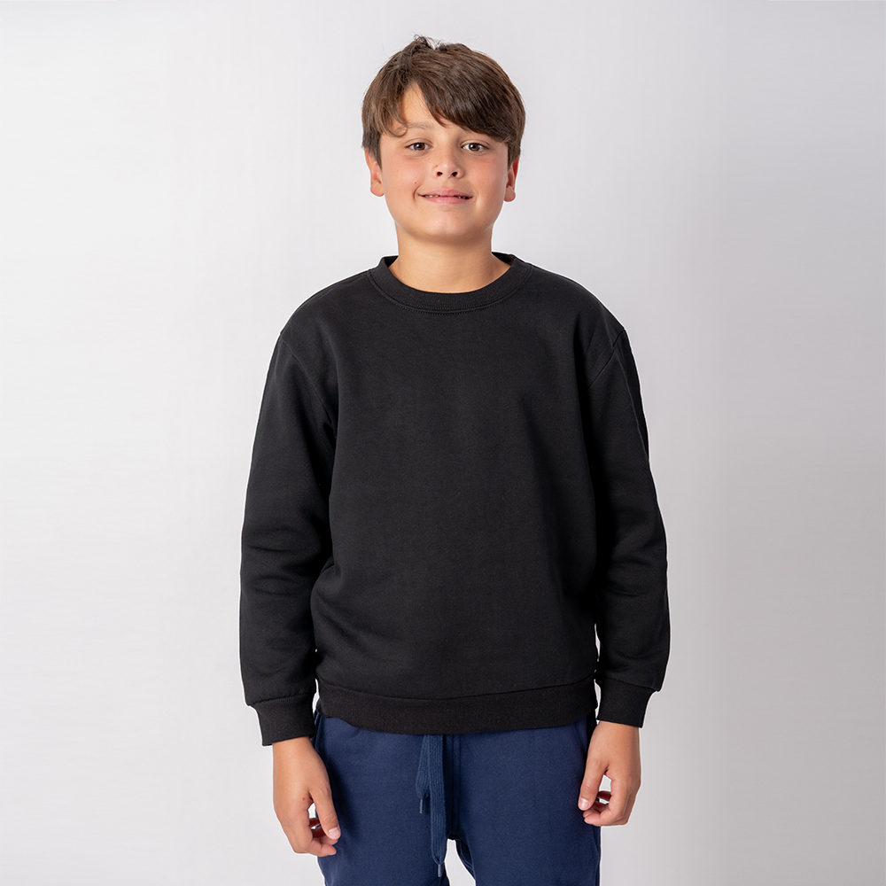 Buzo Niño Felpa SW Negro
