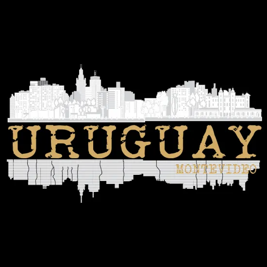 Camiseta Uruguay Ciudad Negra 2T Camiseta Uruguay Ciudad Negra 2T