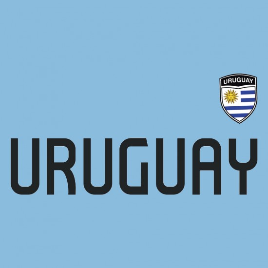 Camiseta de fútbol retro Uruguay Celeste Futbol, Azul