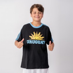 Camiseta Sol Uy Jr Negro