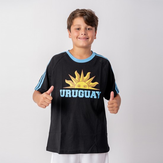 Camiseta Sol Uy Jr Negro