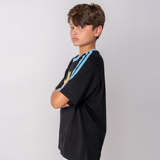 Camiseta Sol Uy Jr Negro