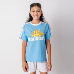 Camiseta Sol Uy Jr Celeste