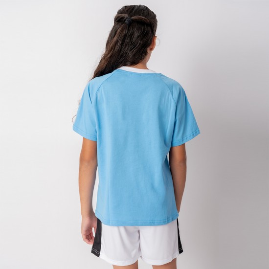 Camiseta Sol Uy Jr Celeste