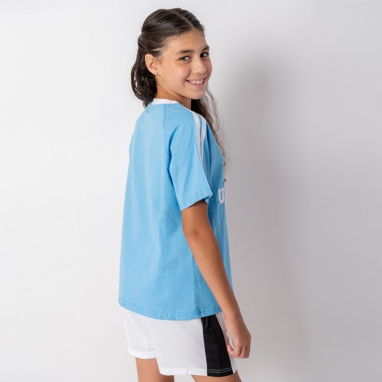 Camiseta Sol Uy Jr Celeste