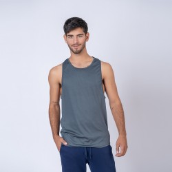 Musculosa 100% Dry Gris Topo