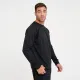 Camiseta Algodón Manga larga con puño Negra Camiseta Algodón Manga larga con puño Negra