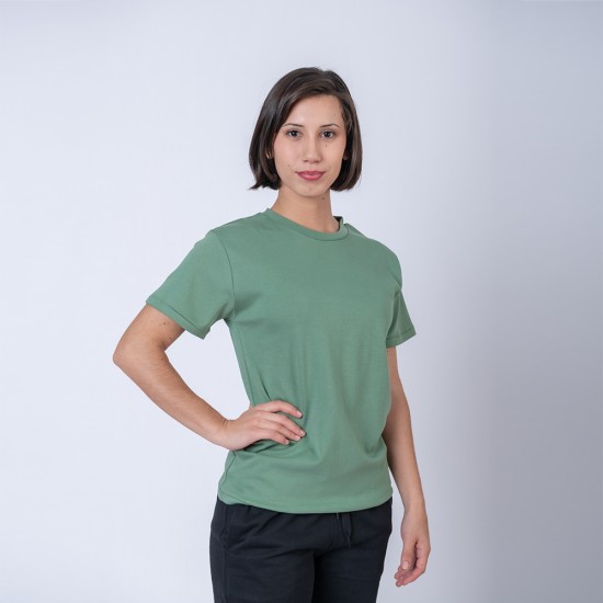 Camiseta Algodon Premium Verde