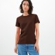 Camiseta algodon premium marron