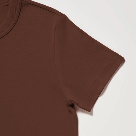 Camiseta algodon premium marron