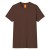 Camiseta algodon premium marron