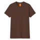 Camiseta algodon premium marron