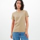 Camiseta algodon premium beige