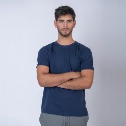 Camiseta Básica PolyCotton Azul Marino