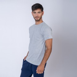 Camiseta Básica PolyCotton Gris melange