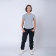 Camiseta Fashion Gris Melange