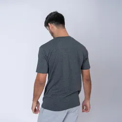 Camiseta Slim Negro Melange