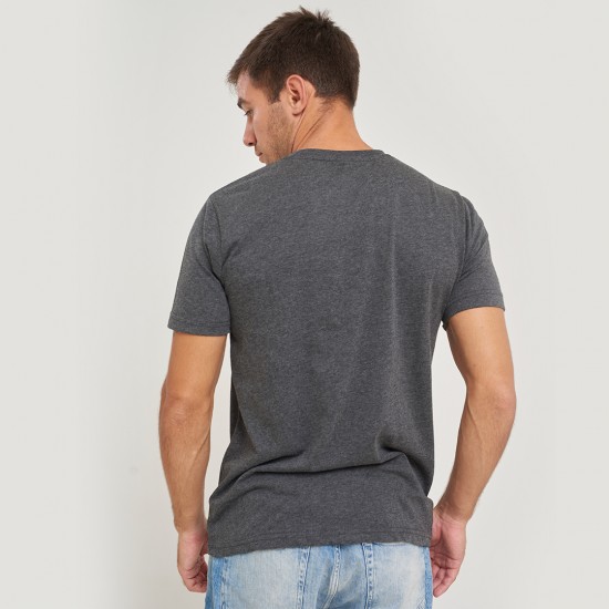 Camiseta Slim Negro Melange