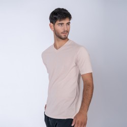Camiseta slim TC 170gr rosa sepia