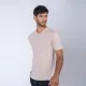 Camiseta slim TC 170gr rosa sepia