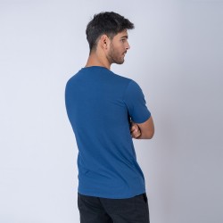Camiseta slim TC 170gr azul piedra