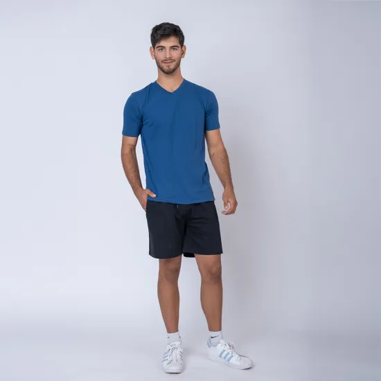 Camiseta slim TC 170gr azul piedra