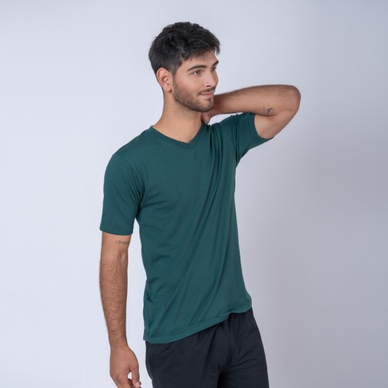 Camiseta slim TC 170gr verde