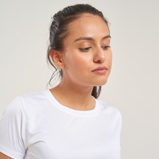 Camiseta dama DryCool Blanco Camiseta dama DryCool Blanco