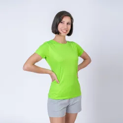 Camiseta dama DryCool II Verde Fluo